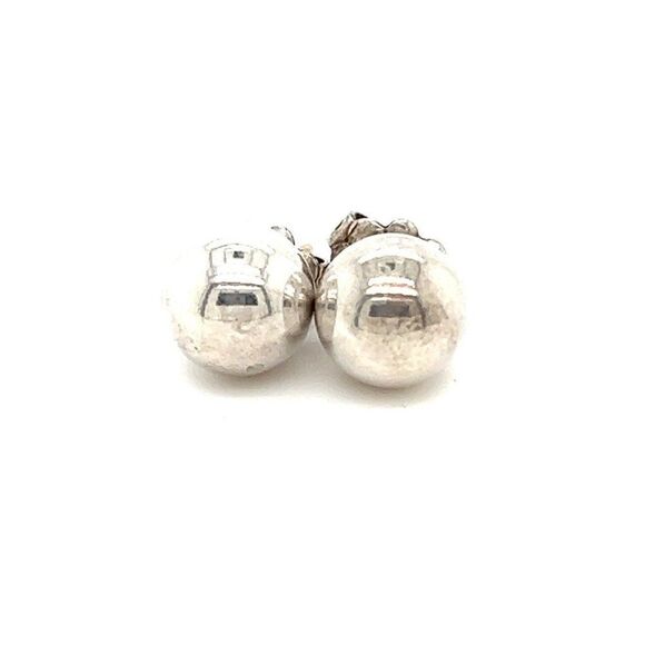 T&Co. 925 Ball Stud Earrings (10mm) - Picture 1 of 4